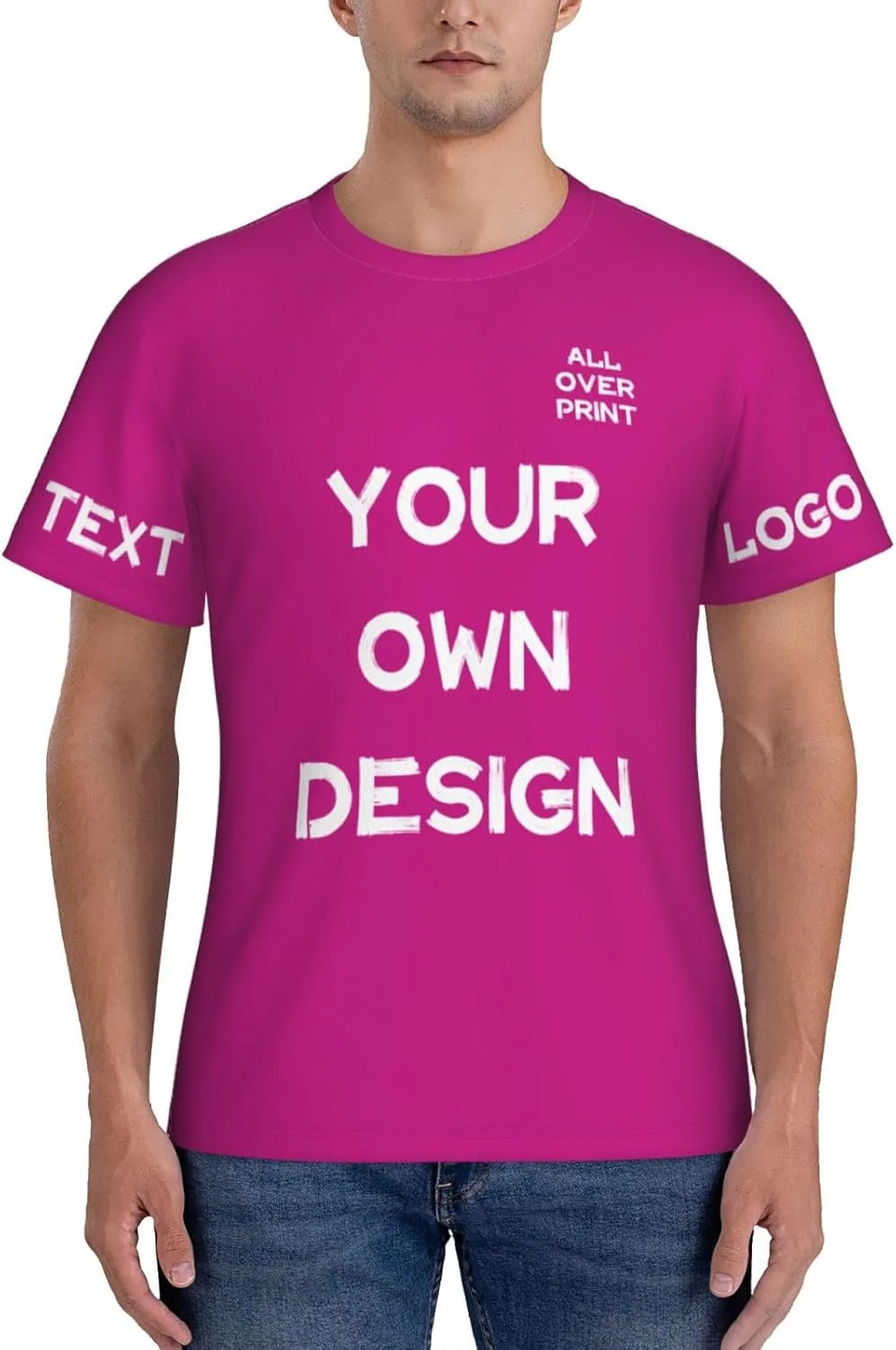 

Футболка с принтом Custom Shirt с логотипом и текстом