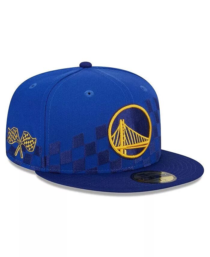 

Мужская кепка Royal Golden State Warriors 2024 NBA All-Star Game Rally Drive в шахматном порядке 59FIFTY с короной New Era, синий