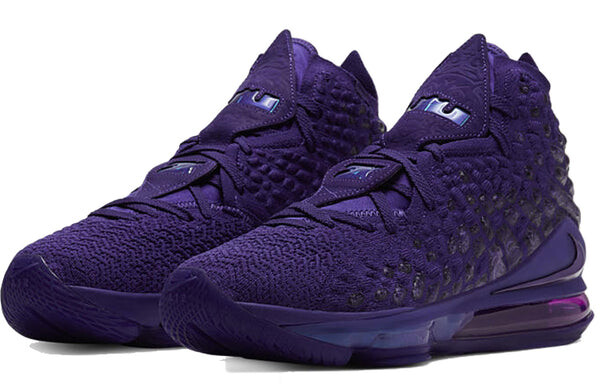 Кроссовки nba 2k20 x lebron 17 'bron 2k' gamer exclusive Nike, фиолетовый — фото 3