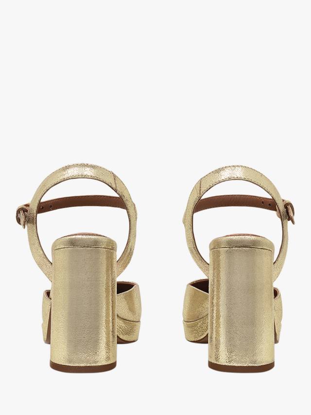 Замшевые босоножки ivydale crescent на платформе и каблуке Radley, золотой — фото 2