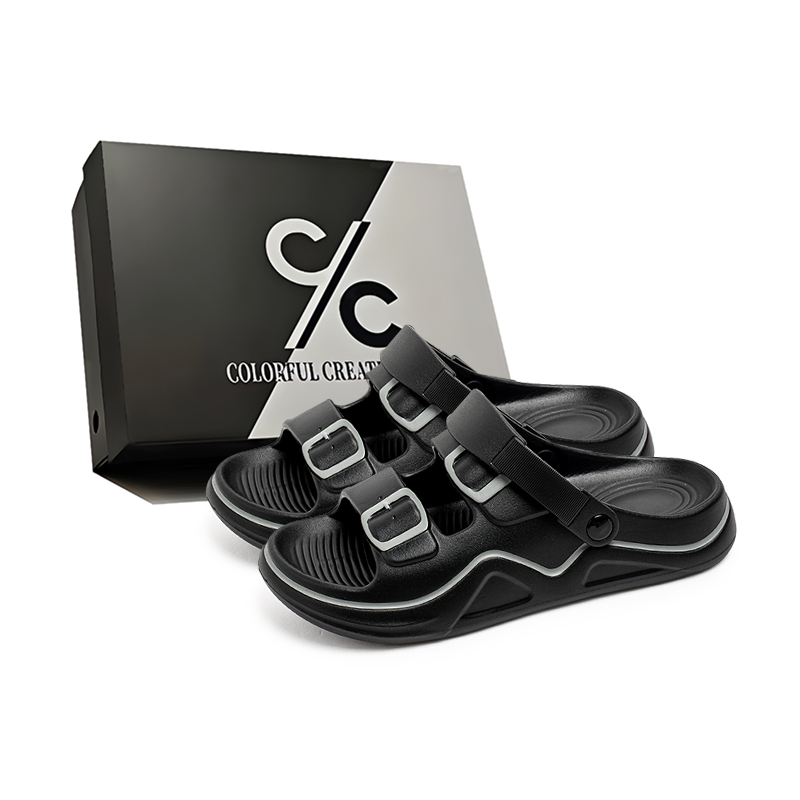 

Пляжные сандалии мужские Colorful Creations, Black Gray