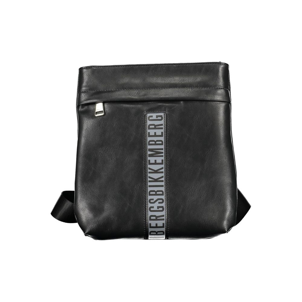 

Черная полиэтиленовая сумка через плечо Bikkembergs, черный