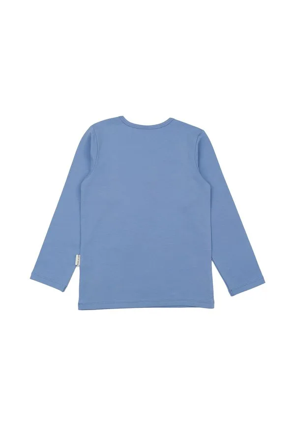 Футболка с длинными рукавами "подводный мир" Walkiddy, Blue — фото 2