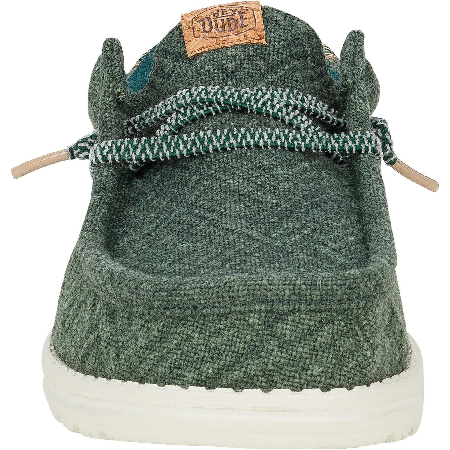 Мужские повседневные туфли Wally из джута Hey Dude, Sea Green — фото 3