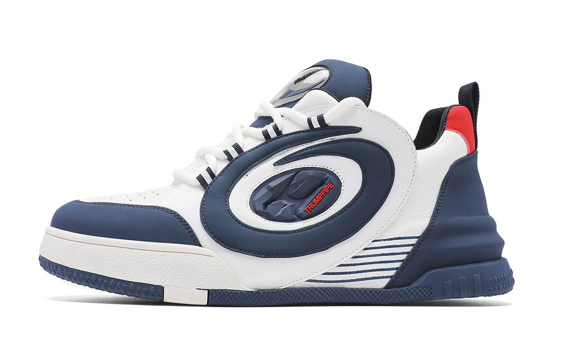

Кроссовки мужские Lifestyle Shoes Men Low-Top Trumppipe, белый/синий