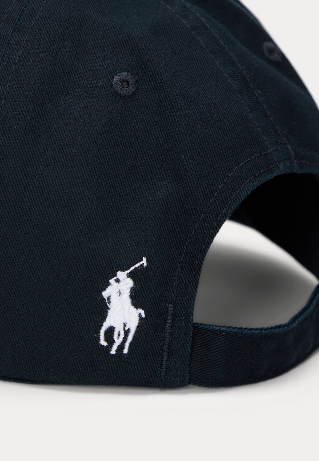 

Бейсболка EMBROIDERED TWILL BALL CAP Ralph Lauren, черный