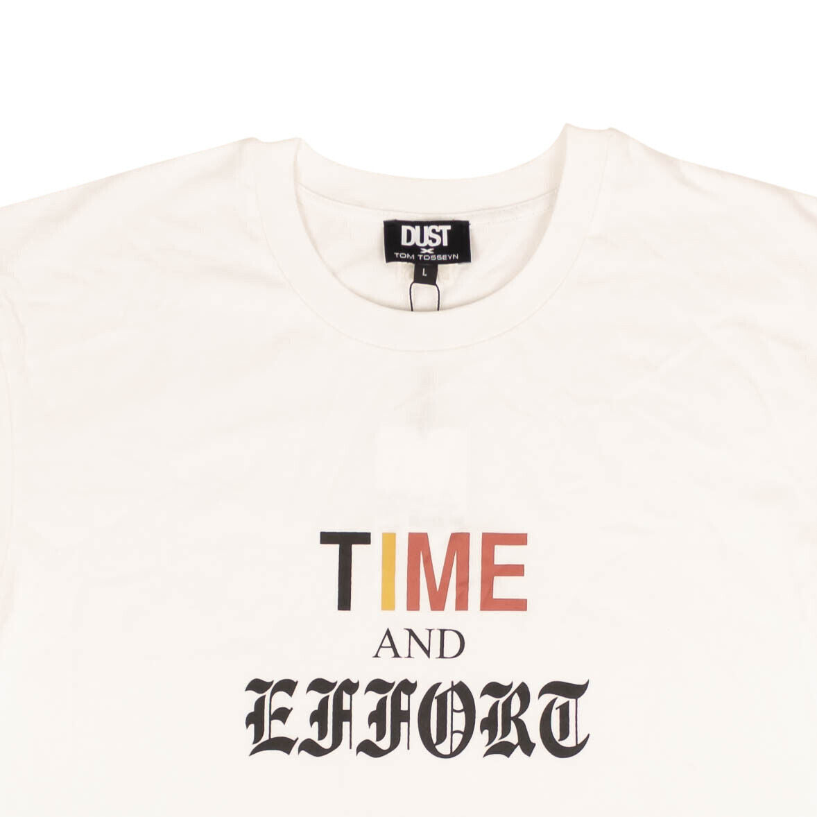 

Белая футболка с коротким рукавом Time & Effort Dust Magazine