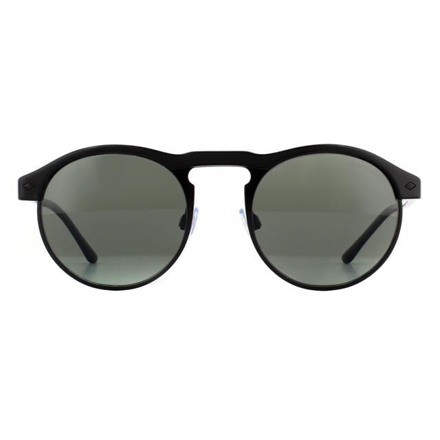 

Солнцезащитные очки ar8090 501758 зеленые поляризованные Giorgio Armani, черный