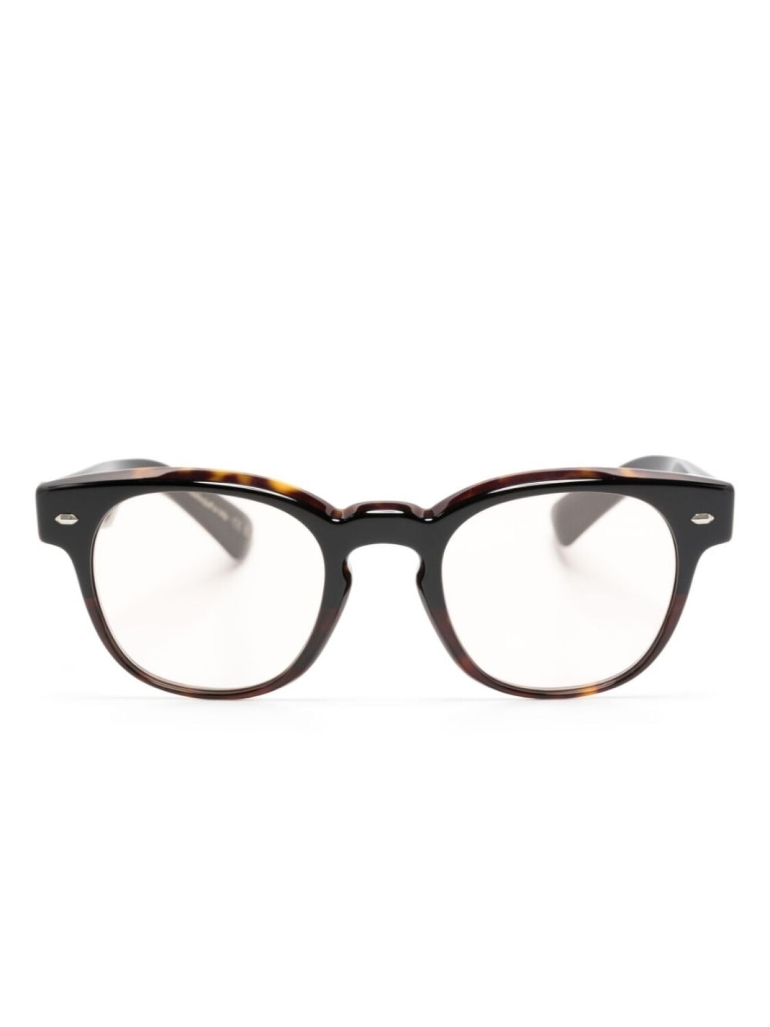 

Oliver Peoples очки в круглой оправе черепаховой расцветки, черный