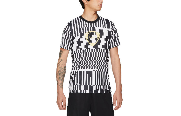 

Футбольная майка Dri-Fit для мужчин, черная/белая Nike, черный/белый