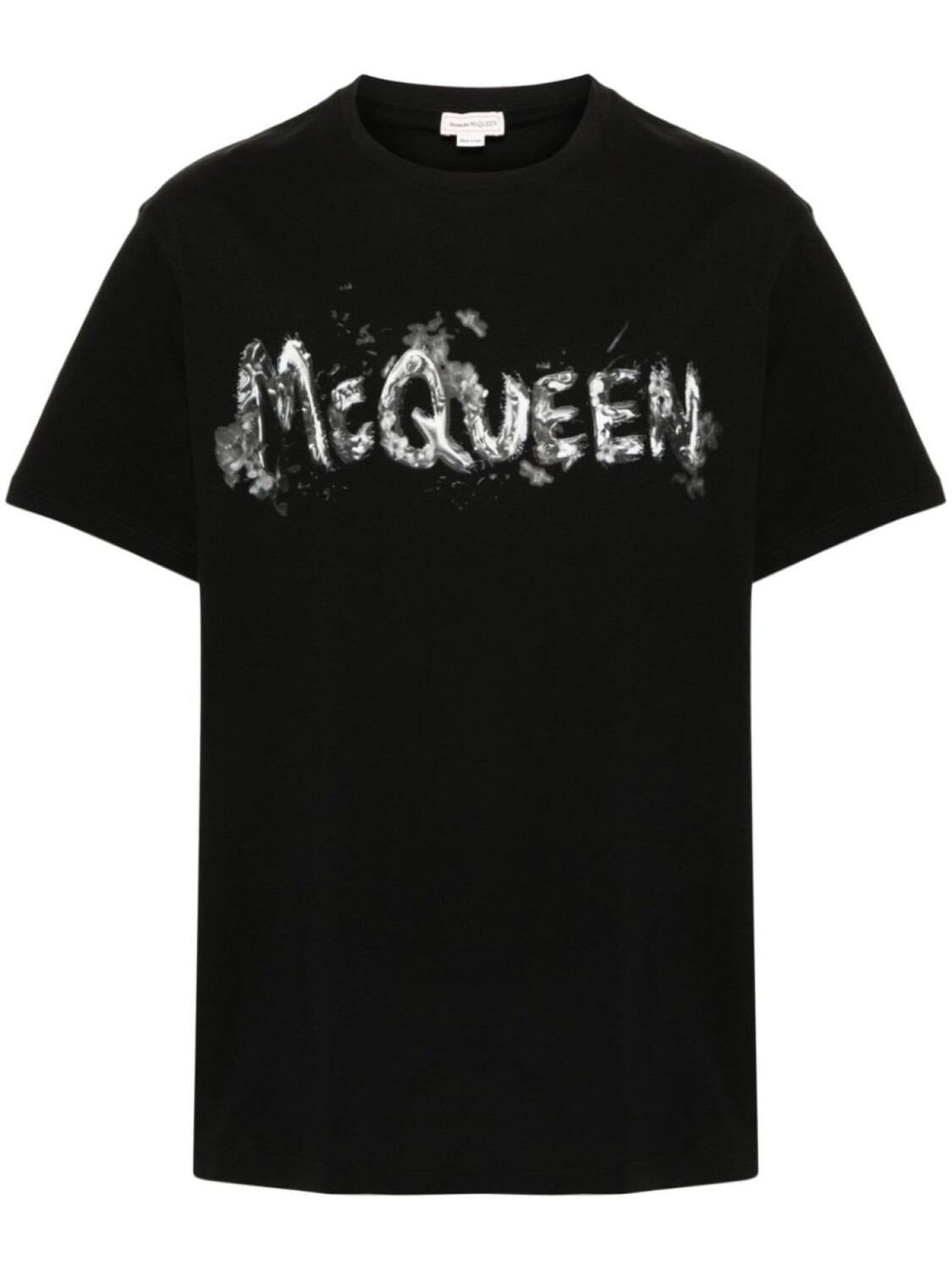 

Футболка с логотипом Alexander McQueen, черный