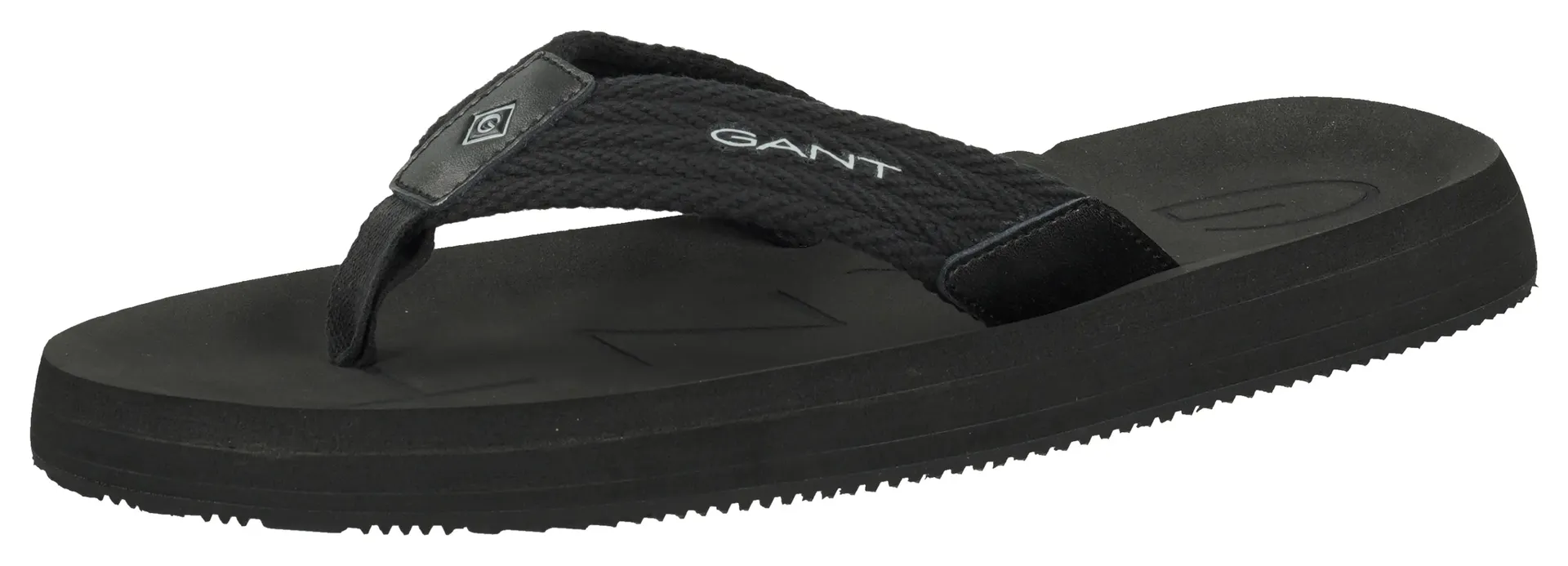 

Шлепанцы для купания Gant "Poolbro", летняя обувь, тапочки, с логотипом, черный