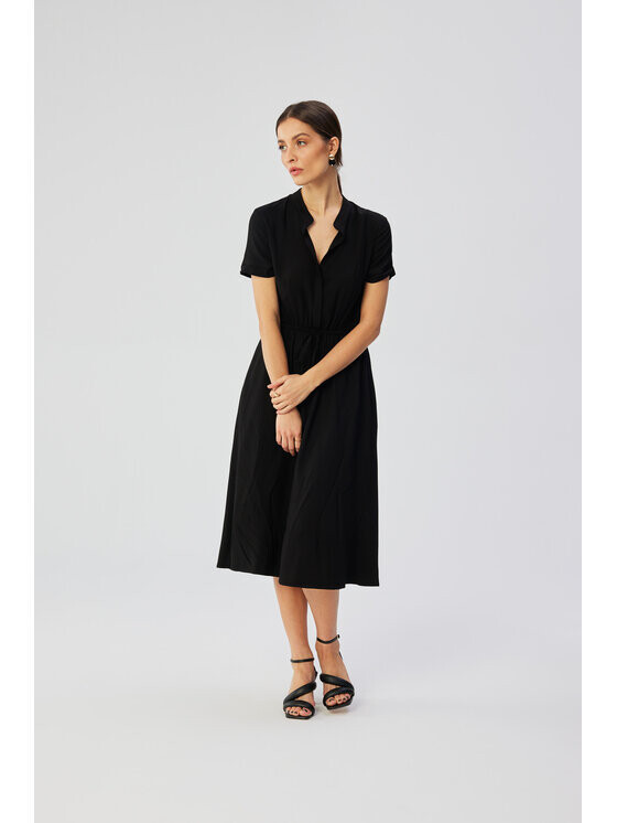 

Коктейльное платье удобного кроя Stylove, черный