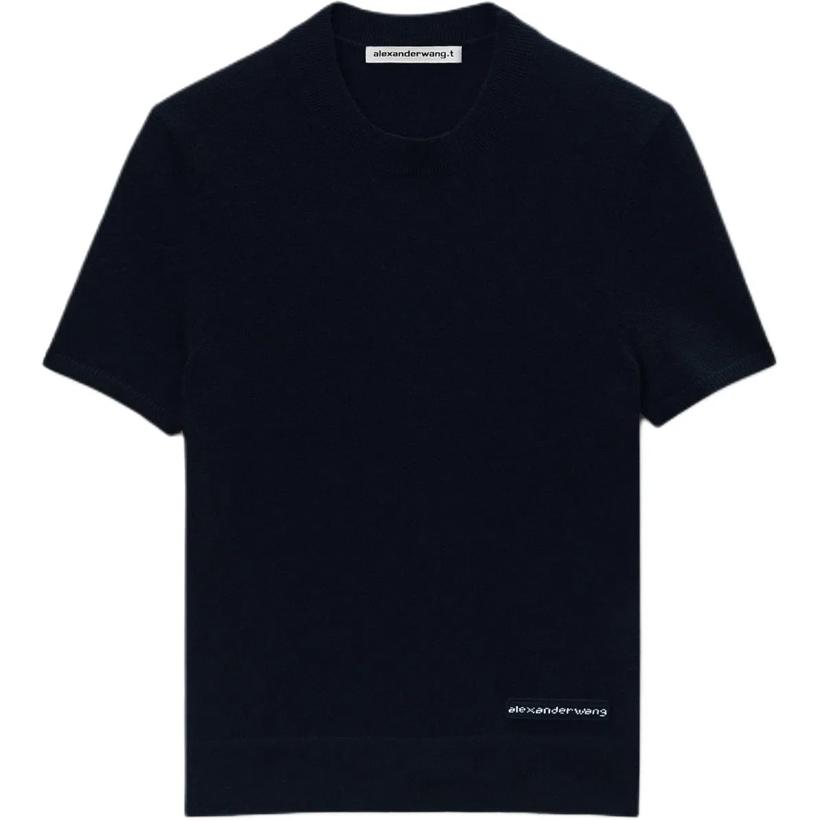 Футболка с логотипом Alexander Wang черная