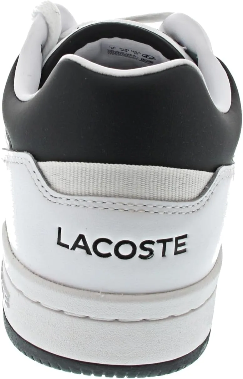 Мужские низкие кроссовки Lacoste Linedride, белые с черным, из гладкой кожи и текстиля — фото 2