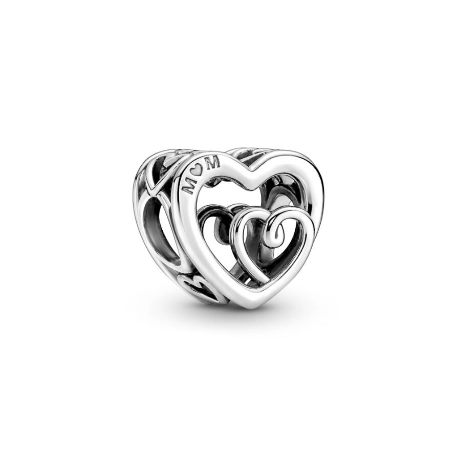 

Шарм Entwined Infinite Hearts Pandora, стерлинговое серебро