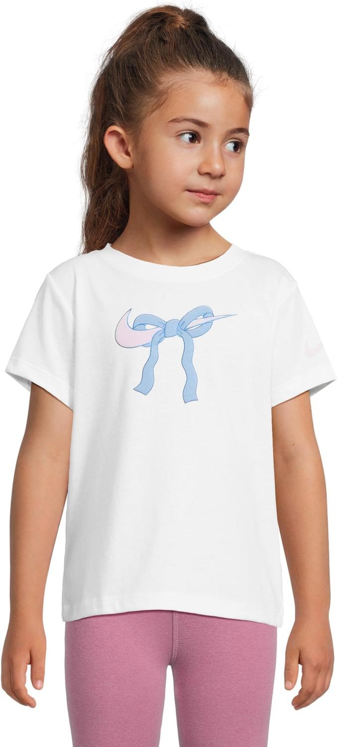 

Футболка с лентой Swoosh Nike Kids, White