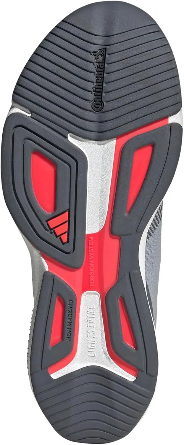 Мужские кроссовки Adidas Rapidmove 2 для тренировок, серебристый/красный — фото 4