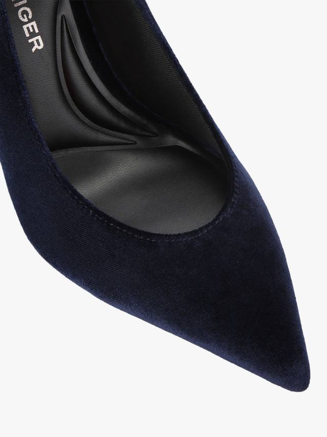Туфли-лодочки Nala на шпильке с острым носом KG Kurt Geiger, Navy — фото 4