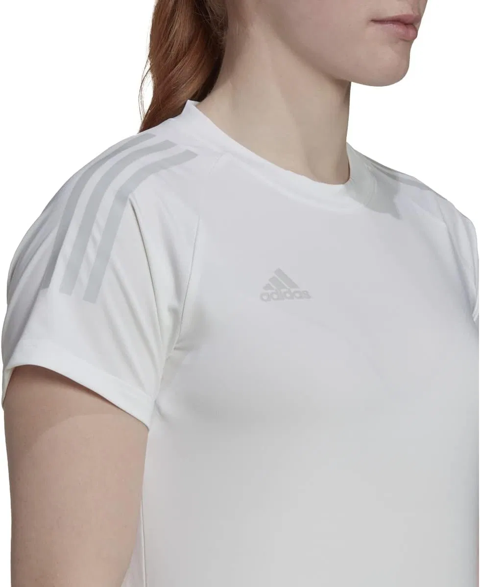Женская футболка adidas HILO, White/Team Light Grey — фото 3