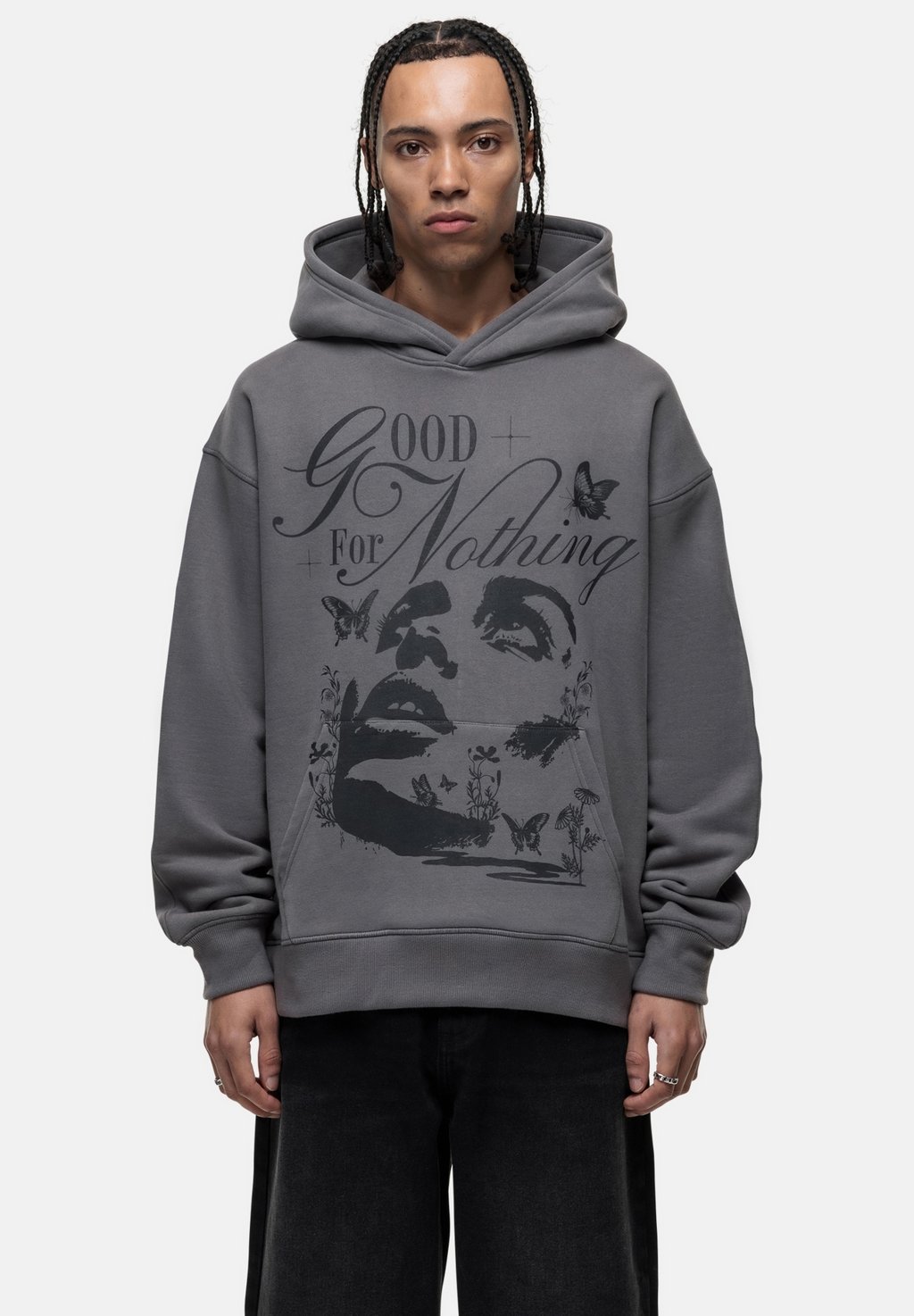

Толстовка Hoodie Good For Nothing, серый