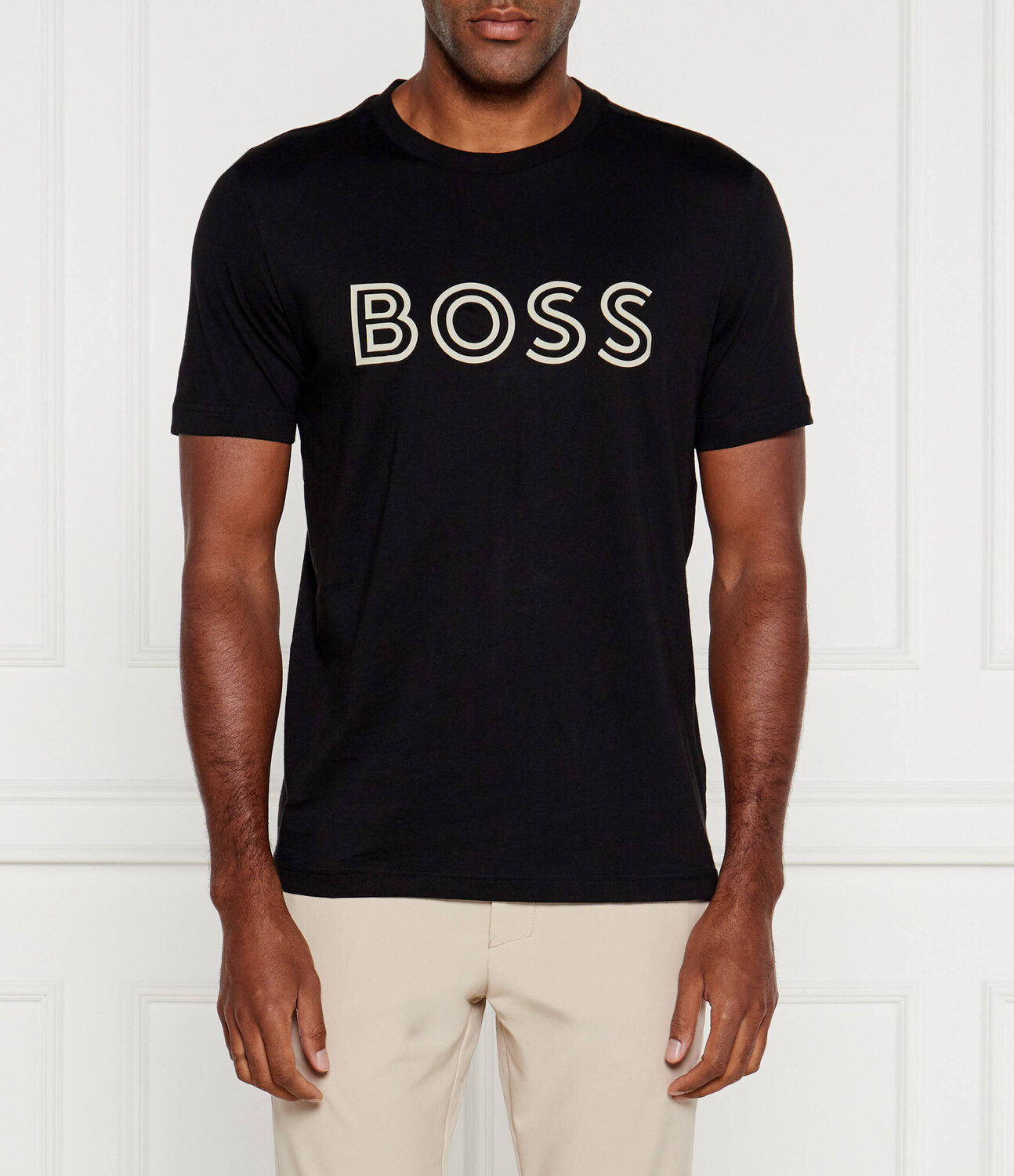 

Футболка BOSS GREEN Regular Fit, черный