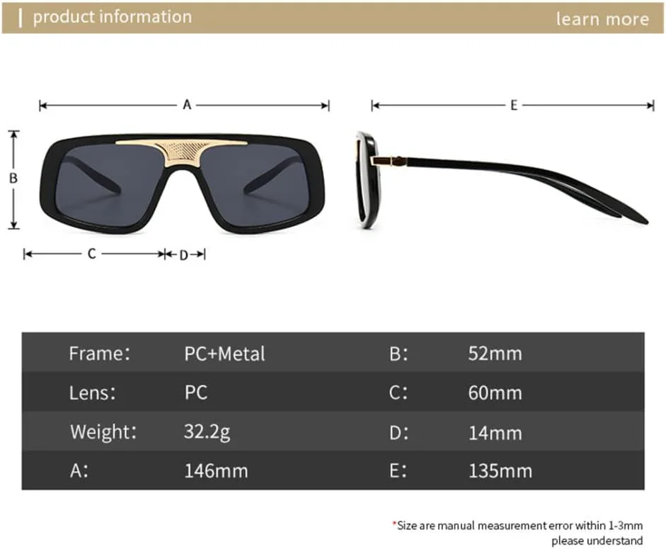 

Женские и мужские солнцезащитные очки большого размера в винтажном стиле, солнцезащитные очки с полосатой оправой и защитой от УФ-излучения UV400 LANGSER, 4