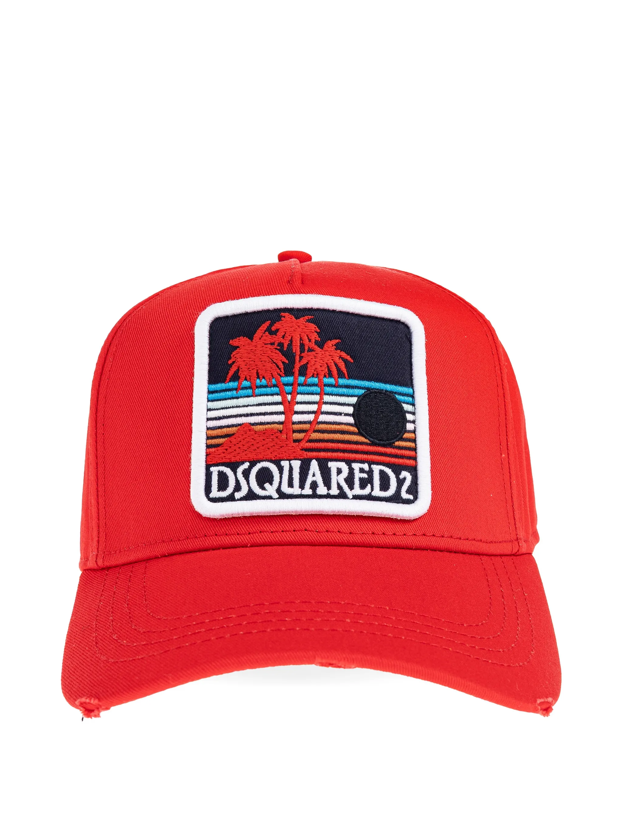 

Бейсболка с накладными деталями Dsquared2, красный