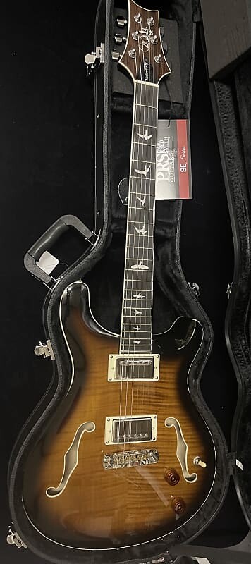 

Электрогитара PRS SE Hollowbody II 2022 - Present Black Gold Burst