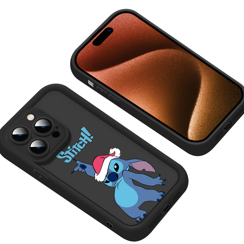 

Чехол для телефона серии Disney Stitch, DISNEYTY0012H-Texture black