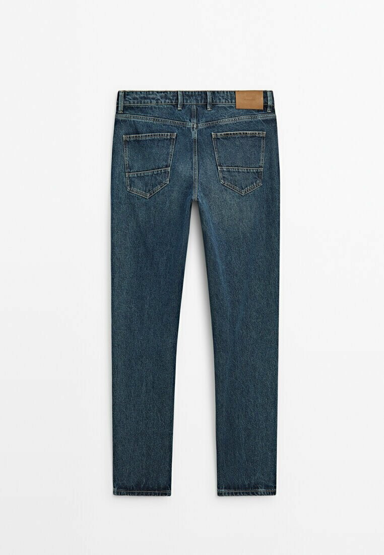 

Джинсы зауженного кроя TAPERED Massimo Dutti, темно-синий