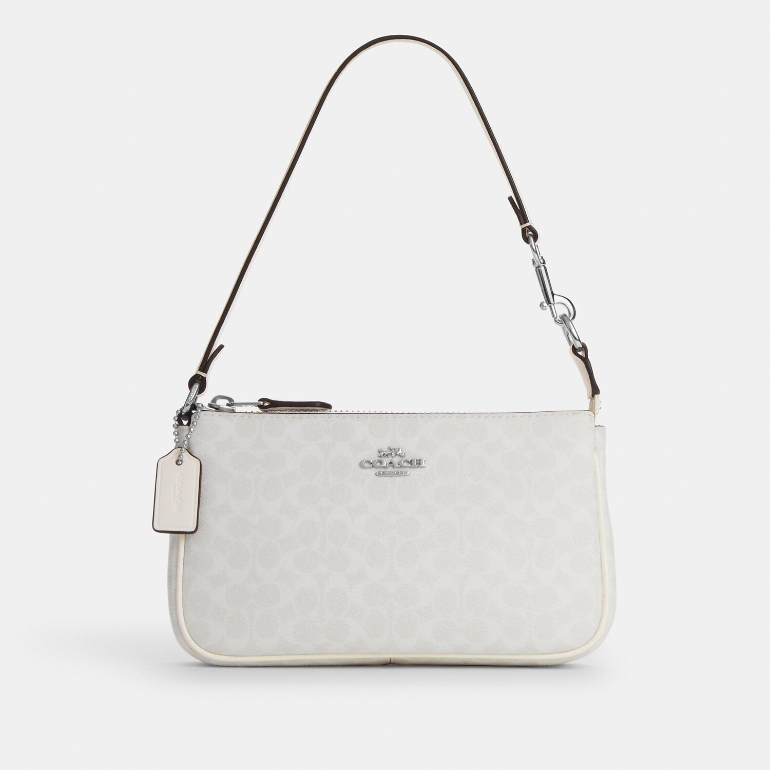 

Сумка Coach Outlet Nolita 19 из канвы Colorblock Signature, цвет Silver/Chalk/Glacier White