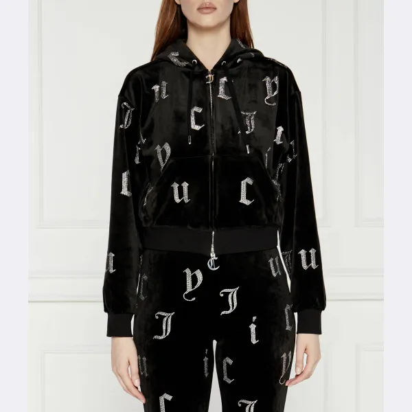 

Толстовка оверсайз с бриллиантами Nala ao Juicy Couture, черный