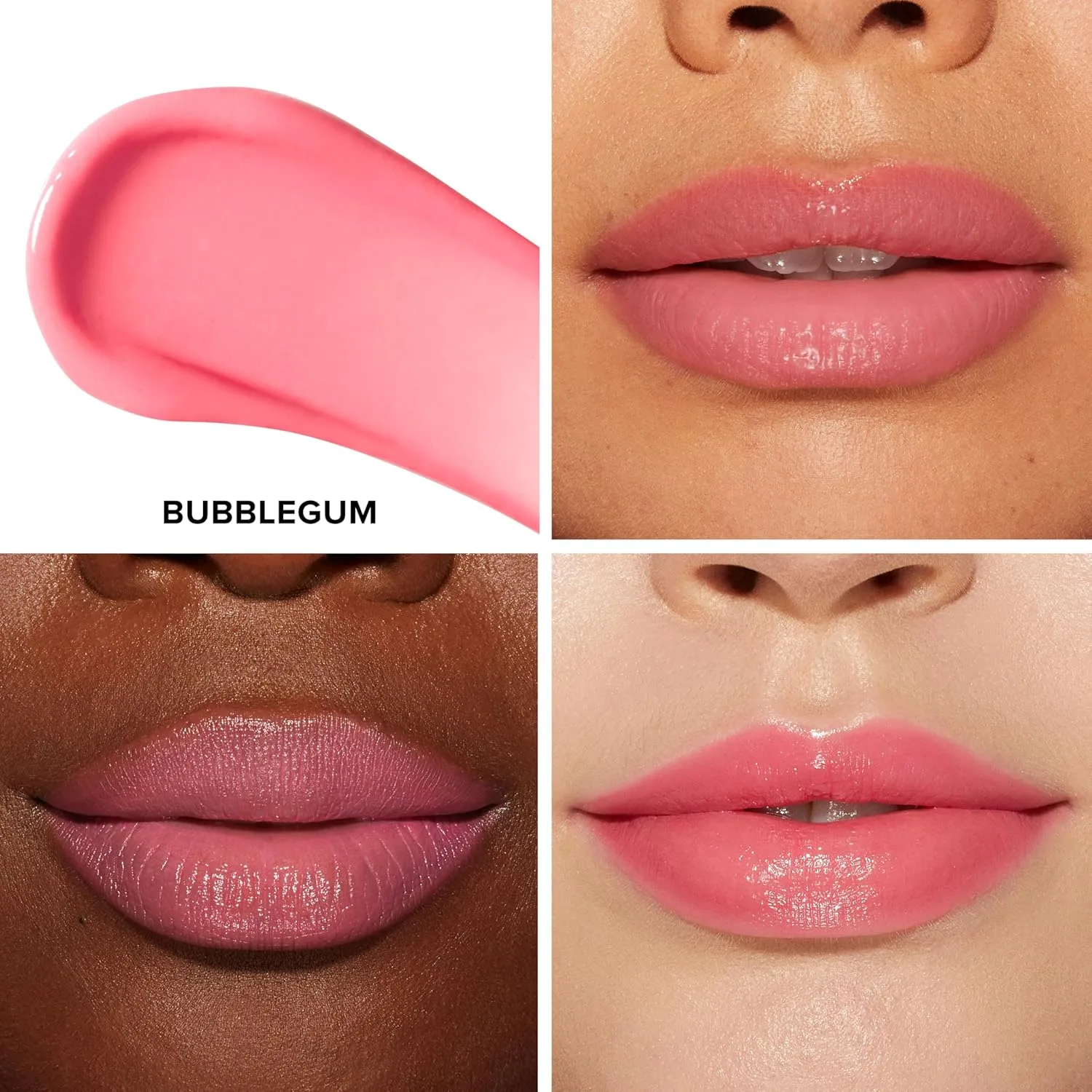 Бальзам для губ Too Faced Kissing Juicy Tint | Увлажняющий, стойкий тинт для мгновенного придания цвета и блеска, с сочным ароматом, 0,10 унции, 02 Bubblegum (Soft Pink) — фото 2