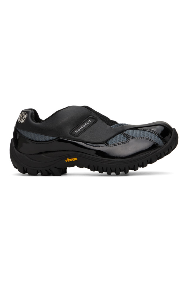 Нео кроссовки Rombaut, цвет carbon patent beyond leather