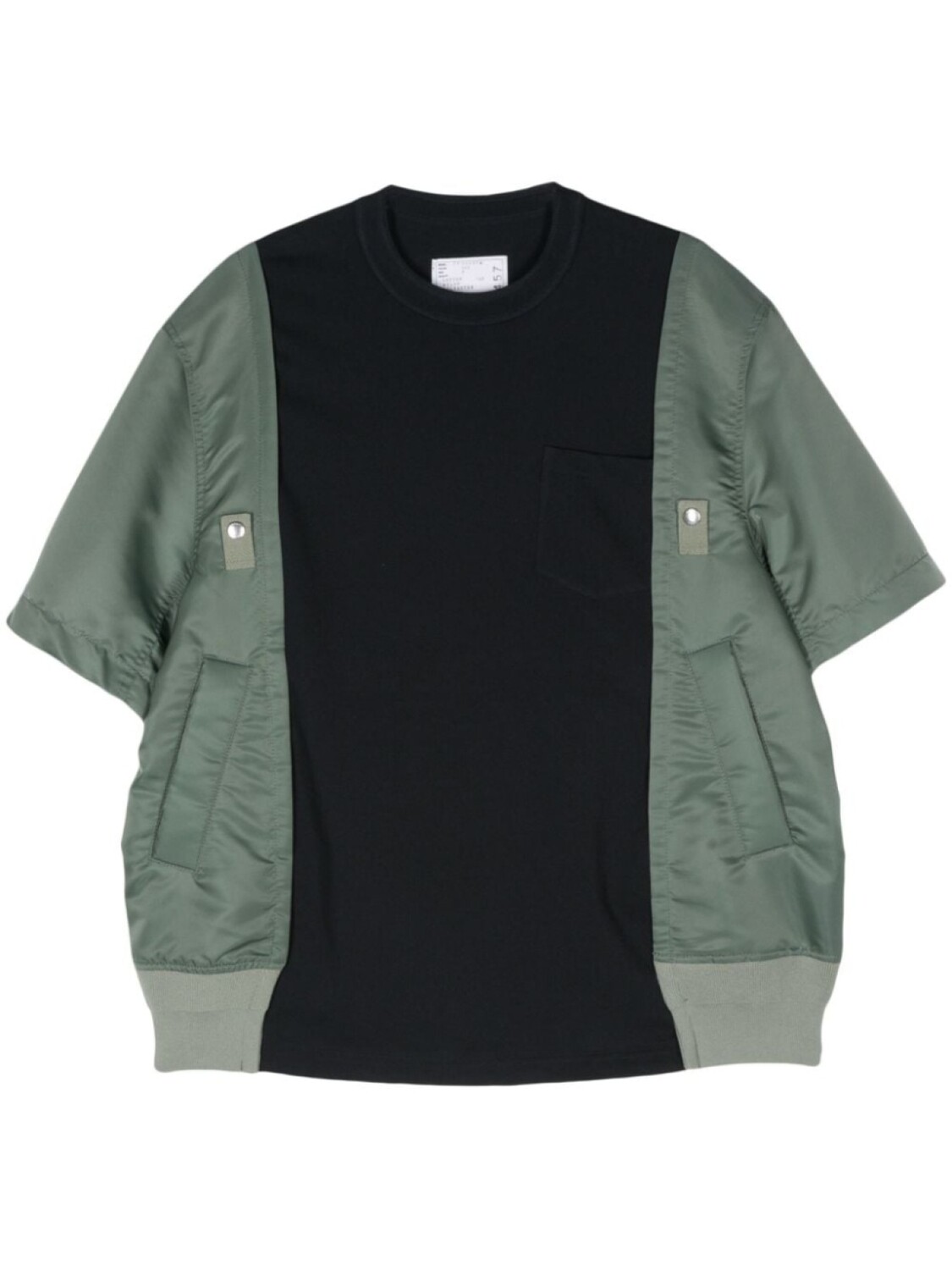 

Sacai хлопковая футболка, синий
