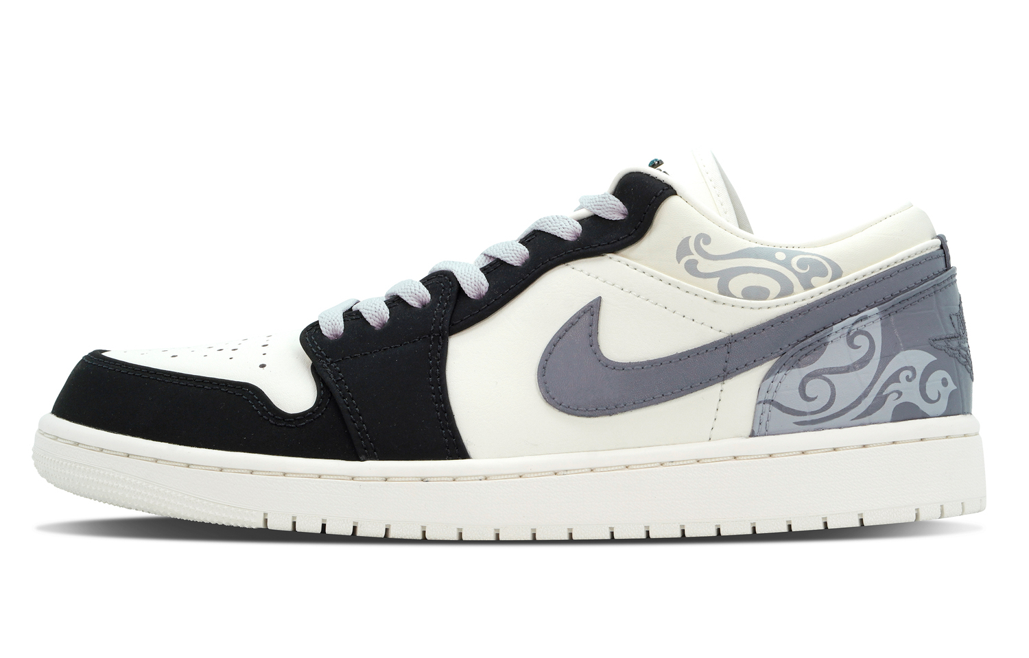 

Jordan Кроссовки Air 1 DEER Mountain Snow Abrasion Resistant Low top Vintage Basketball Shoes Men's Black Gray