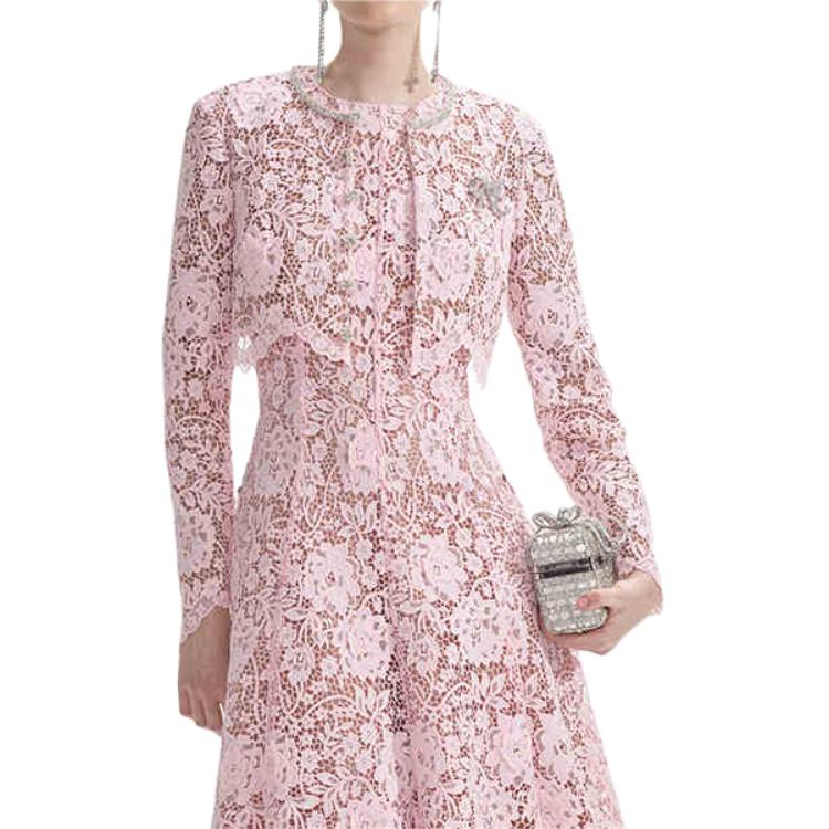 

Self-Portrait Куртки и Пальто Женские Розовые, Розовый, Self-Portrait Куртки и Пальто Женские Розовые