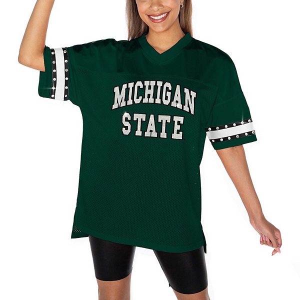 

Женская зеленая футболка Michigan State Spartans Until Kickoff с камнями Gameday Couture, Зеленый, Женская зеленая футболка Michigan State Spartans Until Kickoff с камнями Gameday Couture