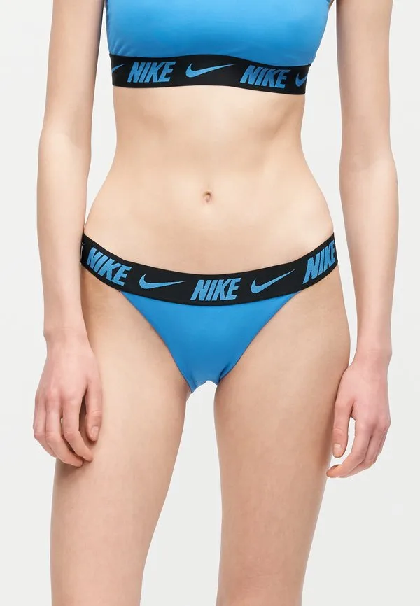 Трусики от бикини с резинкой и логотипом Nike Swim, Blue