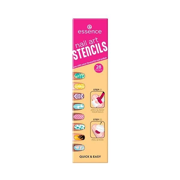 

Шаблоны маникюра Plantillas Disno Uñas Nail Art Stencils Essence, 1 UD
