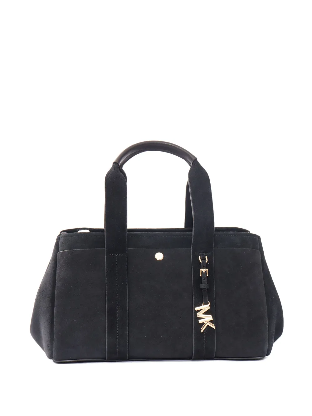 

Сумка-сэтчел из замши Michael Kors Kids, черный