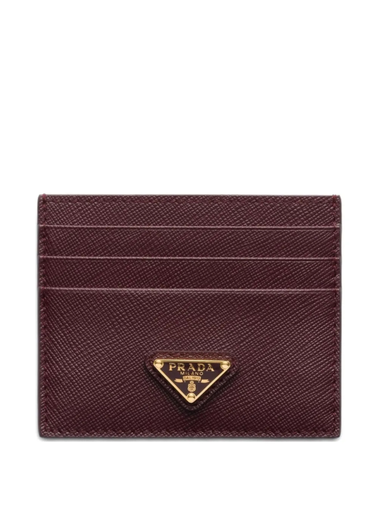 

Prada картхолдер из сафьяновой кожи, красный
