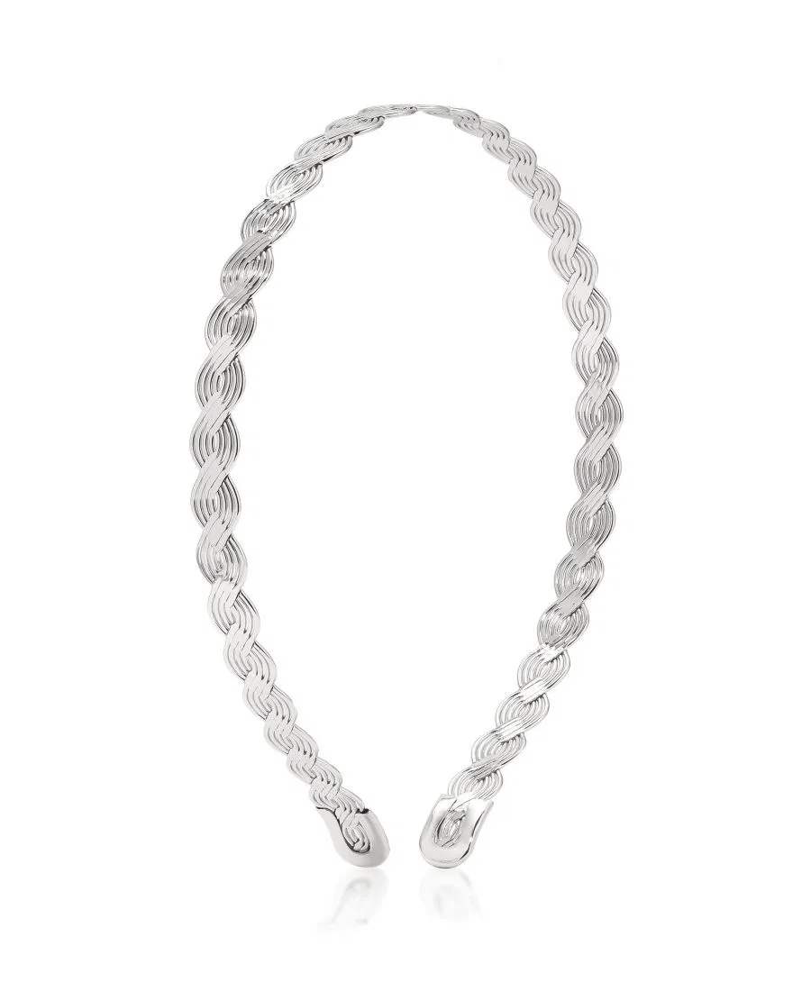 Женская повязка на голову Regal Twist Ettika, серебряный