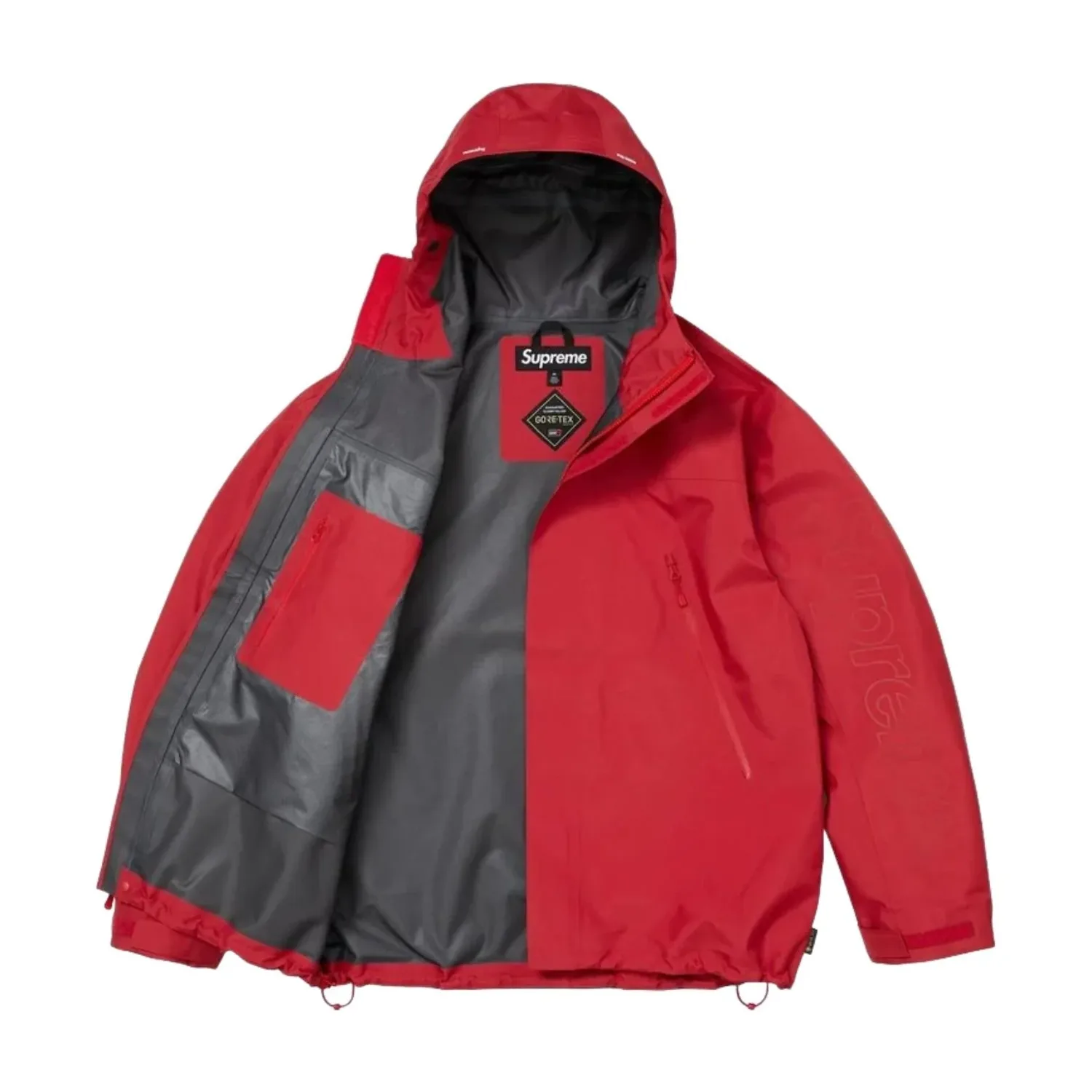 Куртка Supreme x Ghostface SS26 GORE-TEX Shell Jacket 'Red' — фото 2