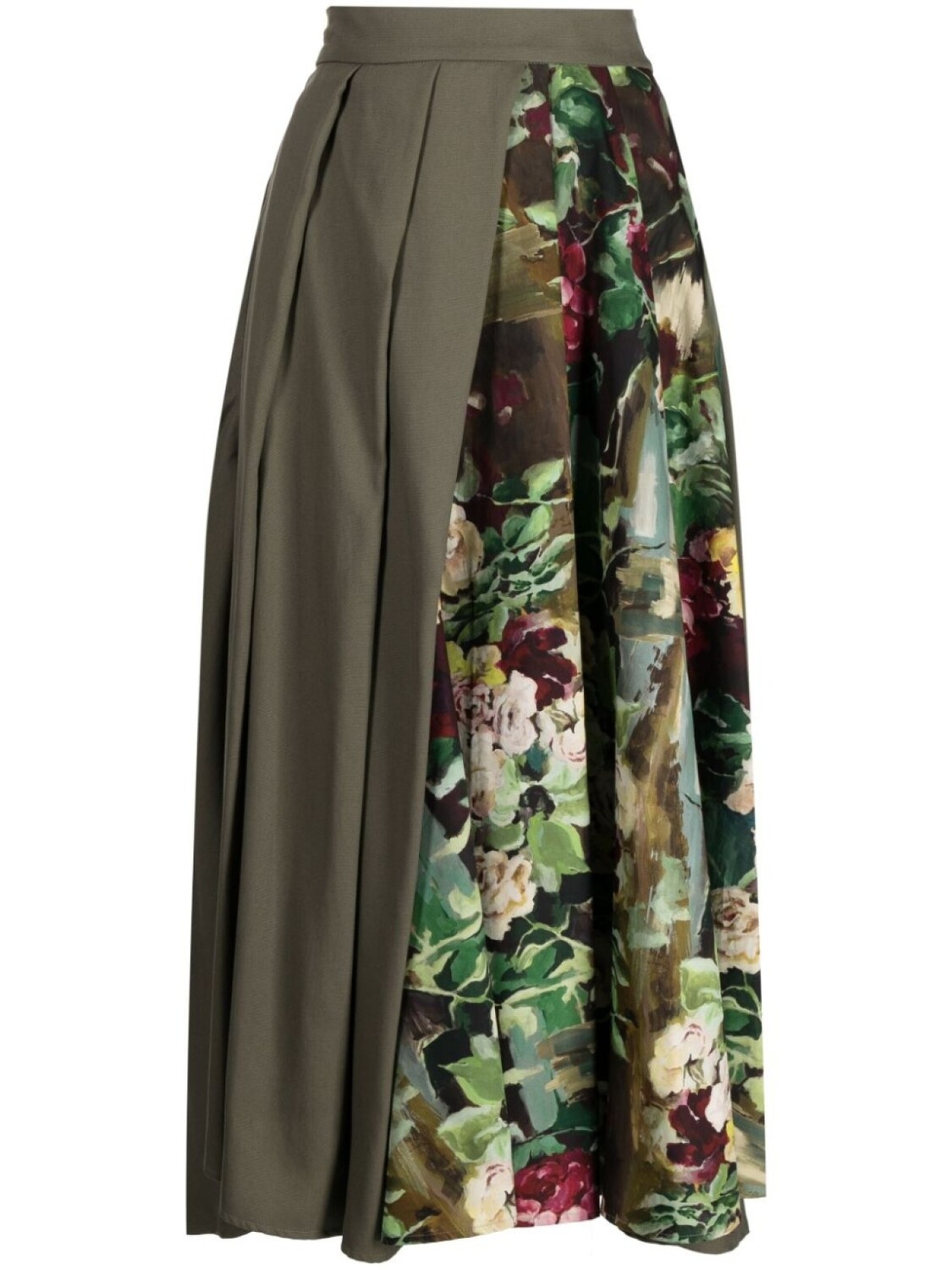 

Юбка с цветочным принтом Antonio Marras, зеленый