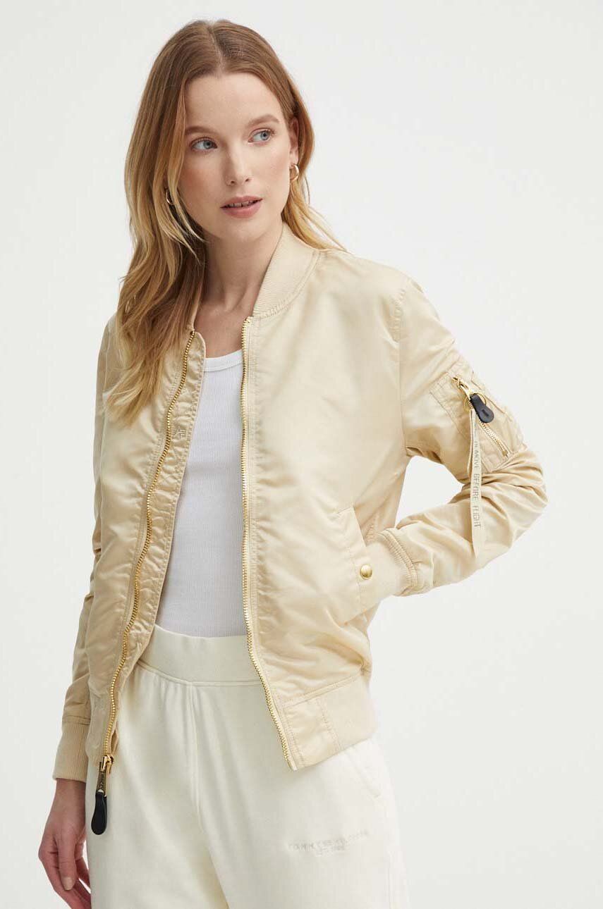 

Куртка-бомбер MA-1 VF LW Alpha Industries, бежевый