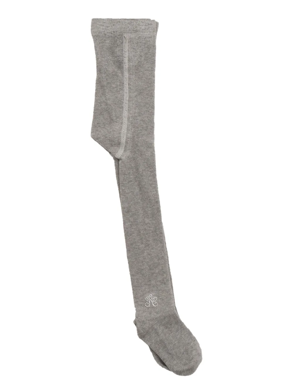 

Колготки в рубчик с логотипом Tartine Et Chocolat, серый