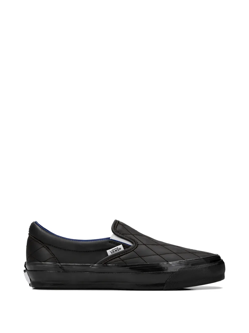 Кроссовки Lx classic slip-on 98 quilted leather Vans, черный