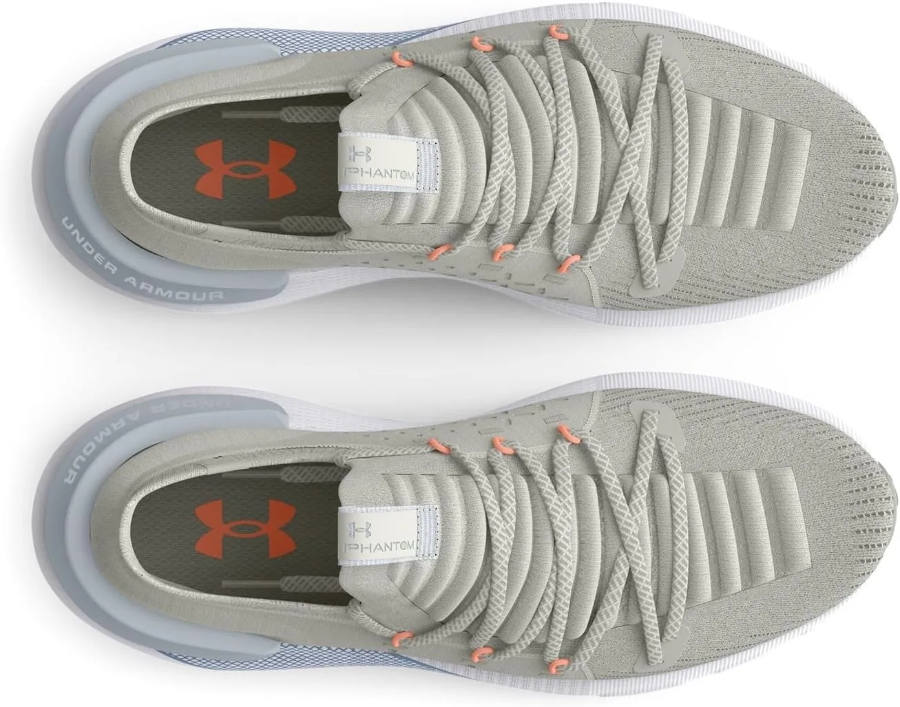Кроссовки Under Armour HOVR Phantom 3, белый/синий/оливковый — фото 4